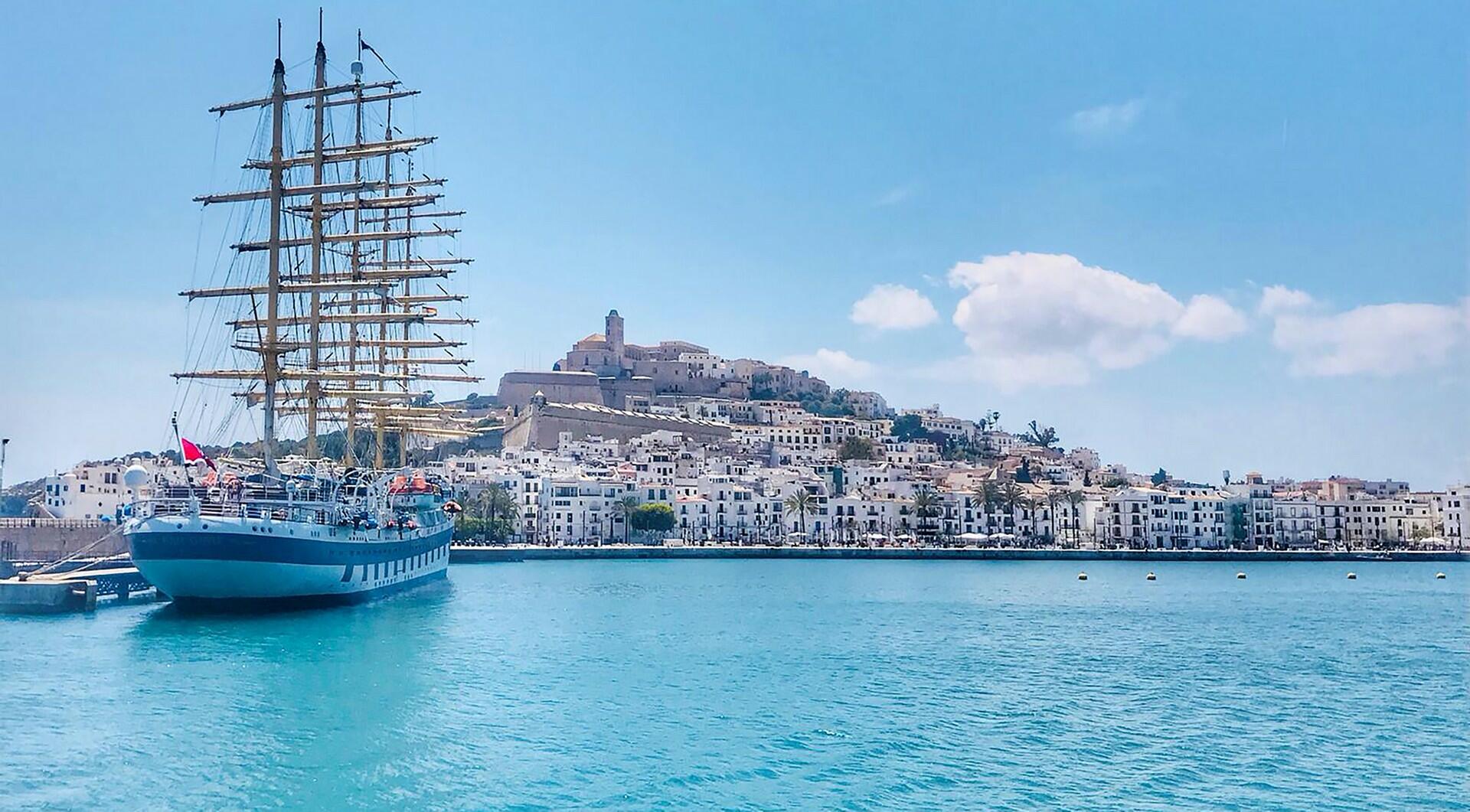 Vista de la ciudad de Ibiza