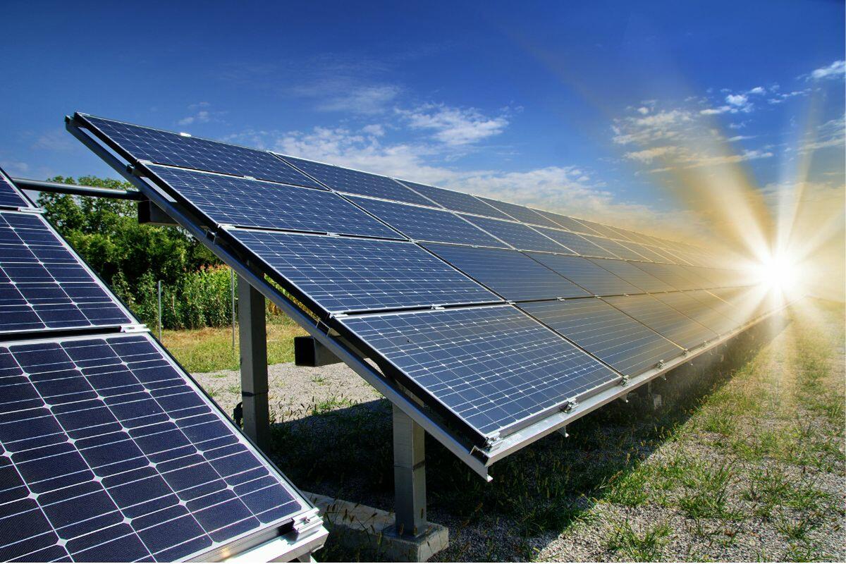 Panel solar de sostenibilidad